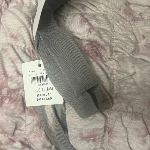 Anthropologie Textured Square Pillow Euro Sham, NIP - Picture 3 of 5